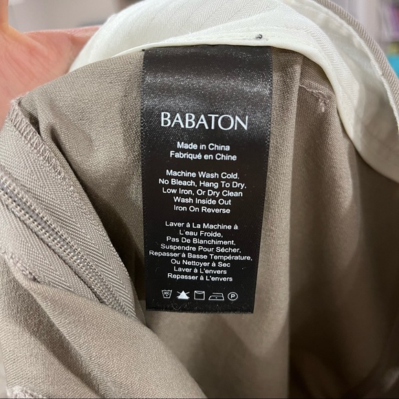 Babaton Cotton Twill Ankle Pants - Picture 4 of 9